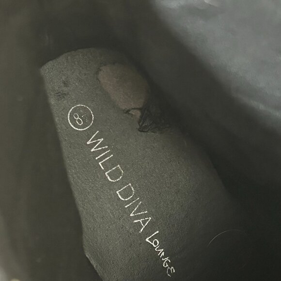 Wild Diva Lounge Floral Ankle Heel Boots Size 8.5 - Picture 8 of 9